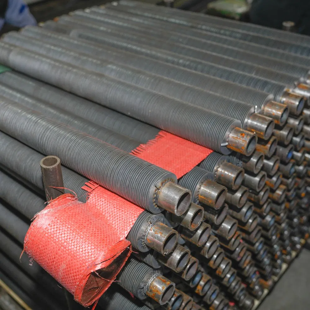 Robotic Laser Welded 304 Stainless Steel Finned Tube with Spiral Fins for Heat Exchanger OEM Factory Low Price