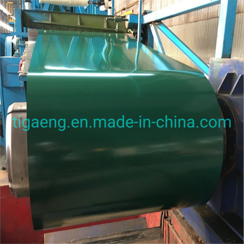PPGI PPGL Red Blue Green Color Coated Roofing Sheet Roll Prepainted Galvalume Galvanized Steel Coil