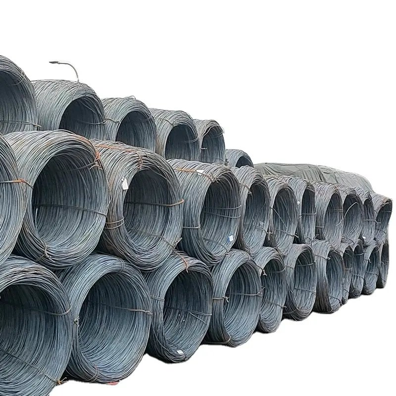 Hot/Cold Rolled SAE 1008 1006 5.5mm 6.5mm Q195 Q235 Hot Dipped Galvanized Low Carbon Iron Steel Ms Wire Rod in Coil for Nail