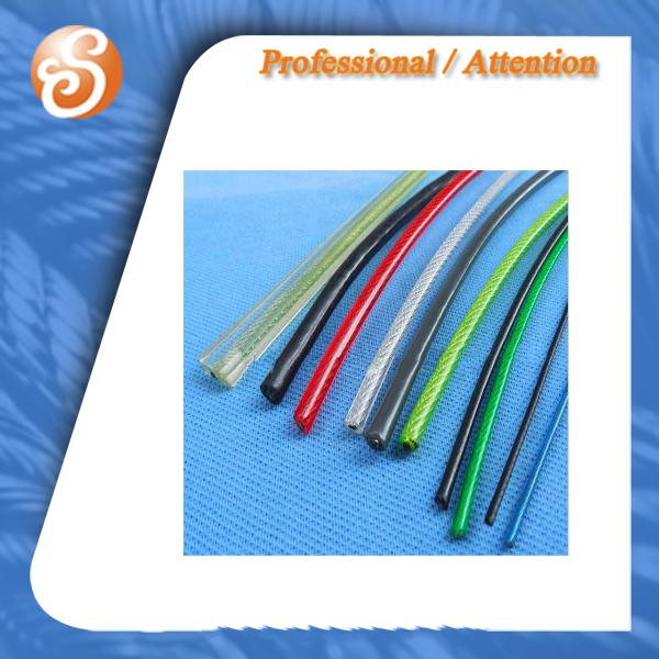 1.2-1.5mm PVC Coated 304 Stainless Steel Wire Rope 7X7
