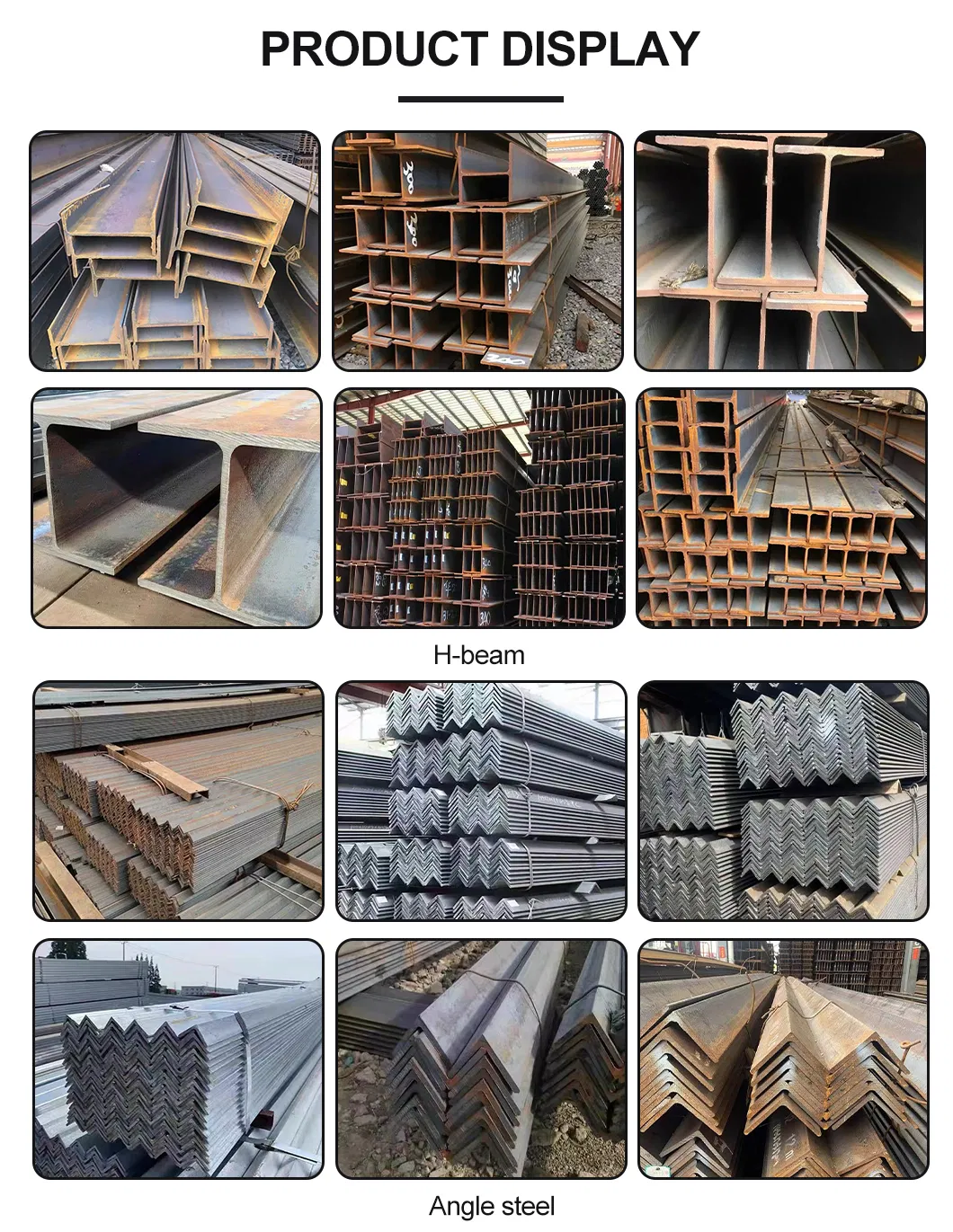 Steel H Beam Display