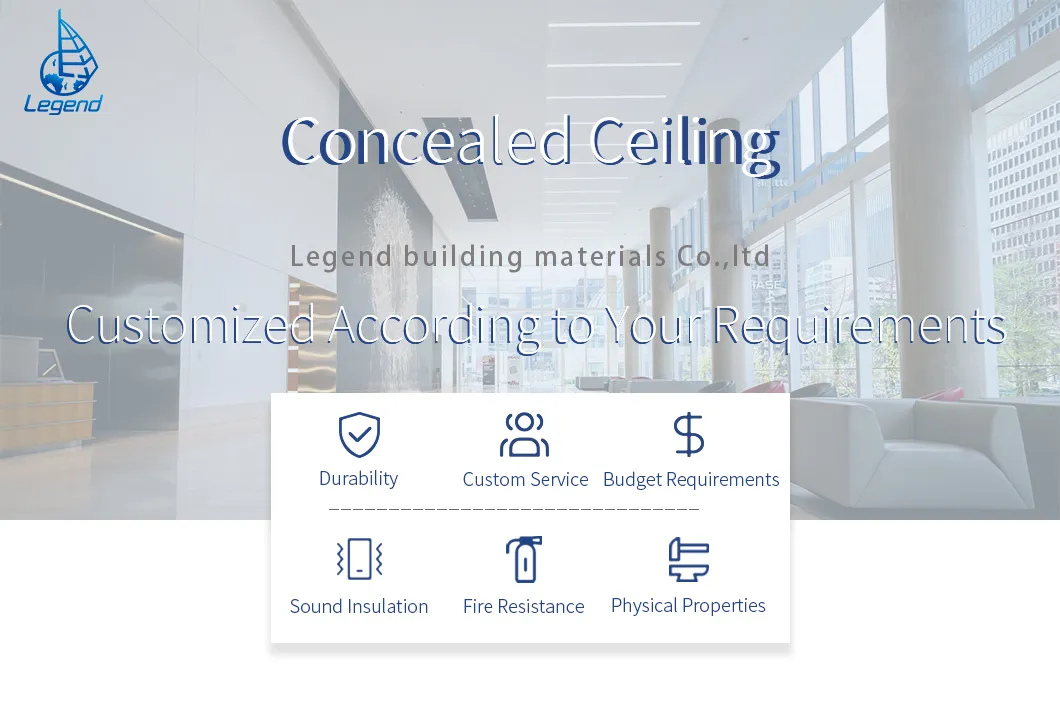 Ceiling System Components