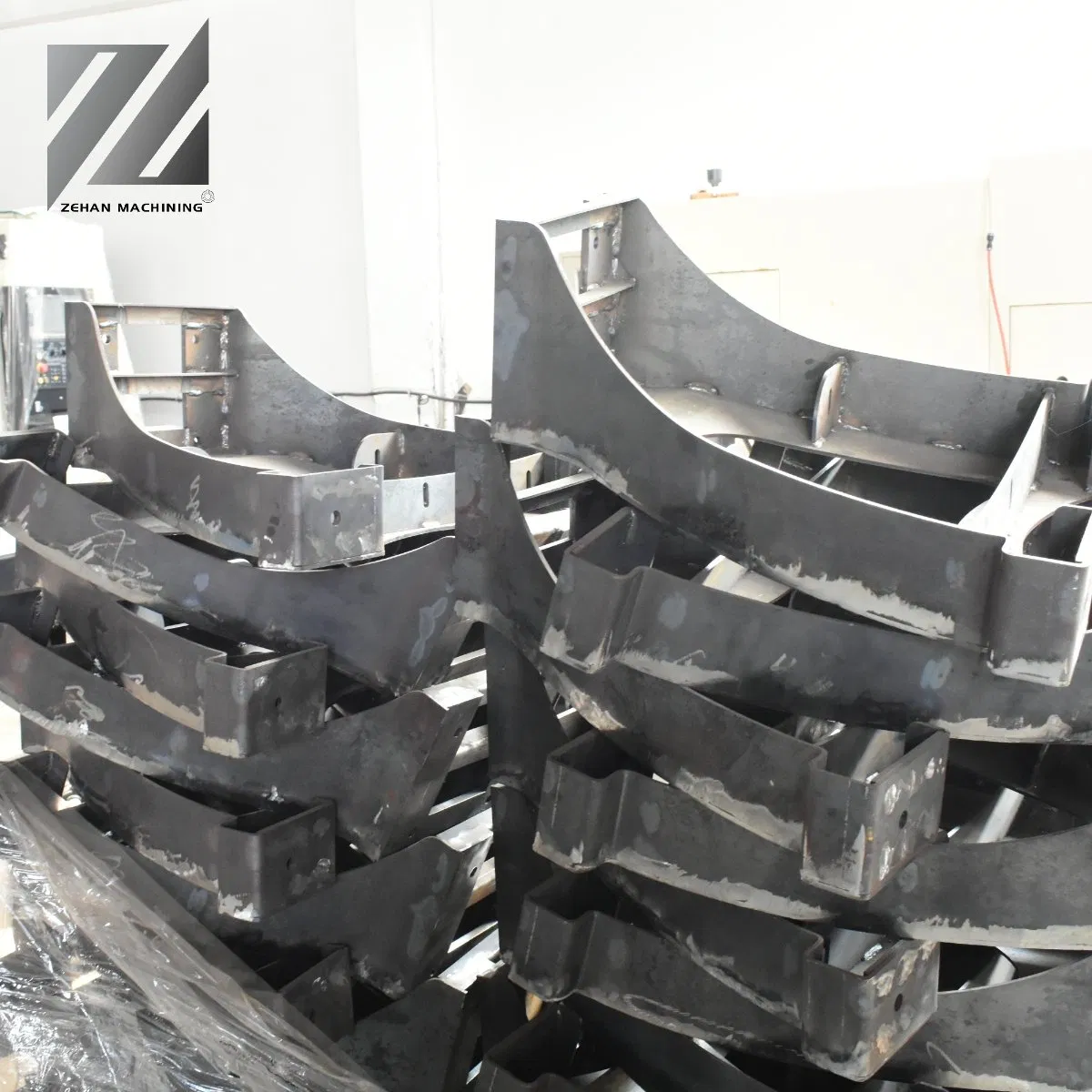 Stamping Steel Structure Laser Cutting Fabrication Iron Sheet Cutting Bending Welding Part