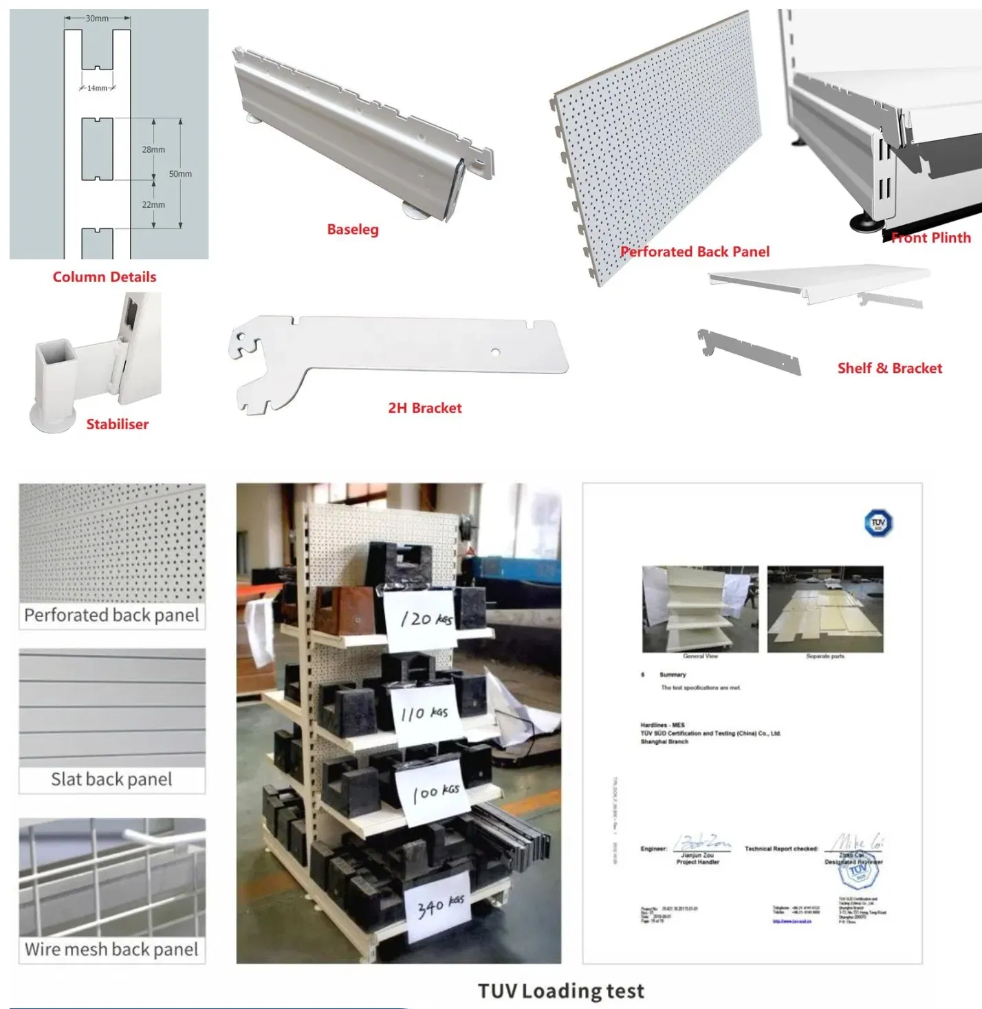Heavy-Duty Adjustable Metal Shelving Units