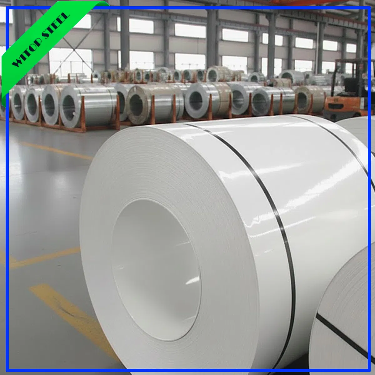 China Baosteel Hot Dipped PPGL Sheet Steel Zinc Color Coated Prepainted Galvalume Galvanized Steel