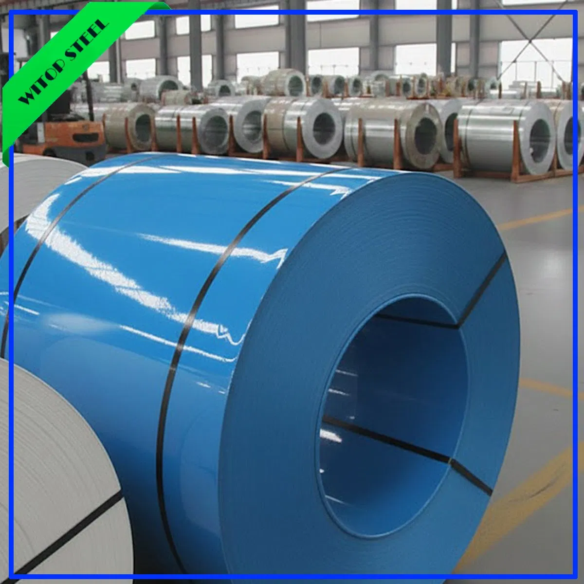 China Baosteel Hot Dipped PPGL Sheet Steel Zinc Color Coated Prepainted Galvalume Galvanized Steel