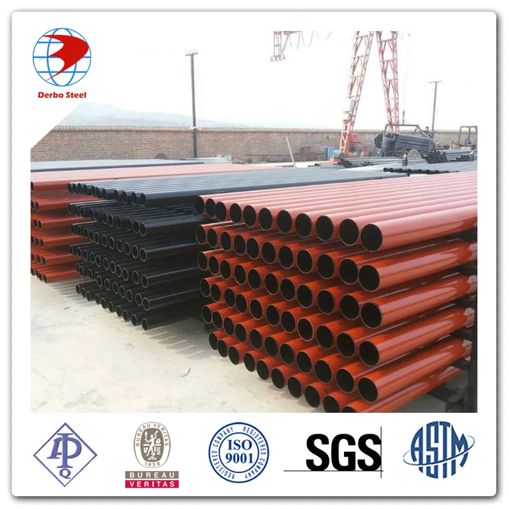 A53 A106 Gr. B Carbon Steel Seamless Welded Black Painting Steel Pipe