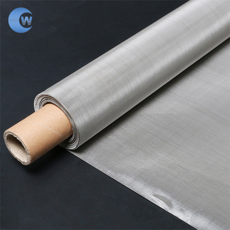 High Quality High Temperature 10 Micron 100 Mesh SS304 316 Stainless Steel Square Metal Woven Sieving Screen Filter Netting Wire Mesh