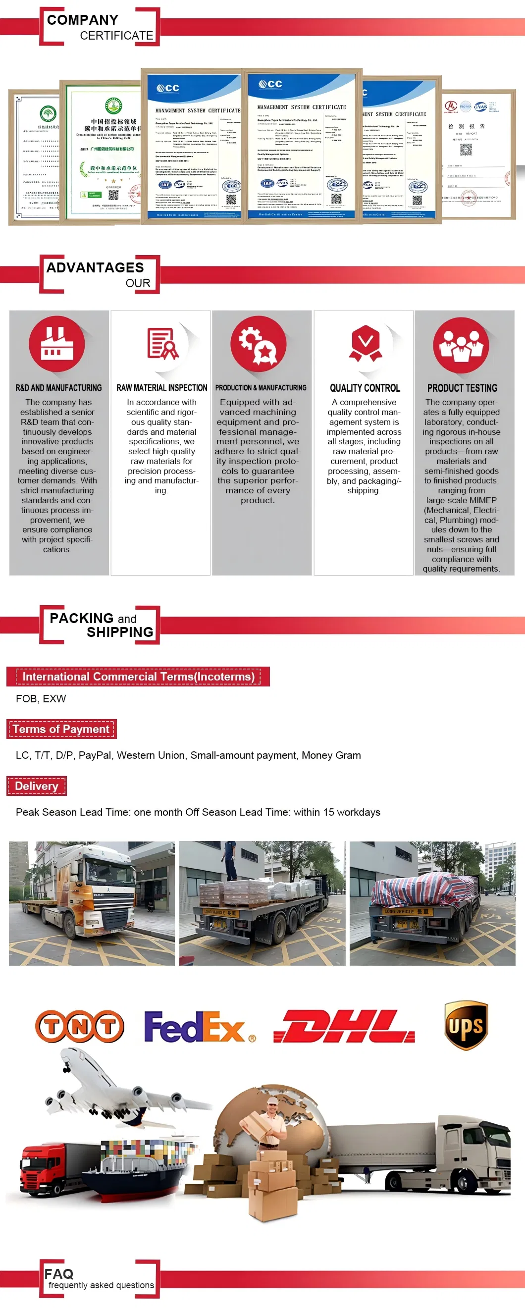 Technical Specifications Diagram