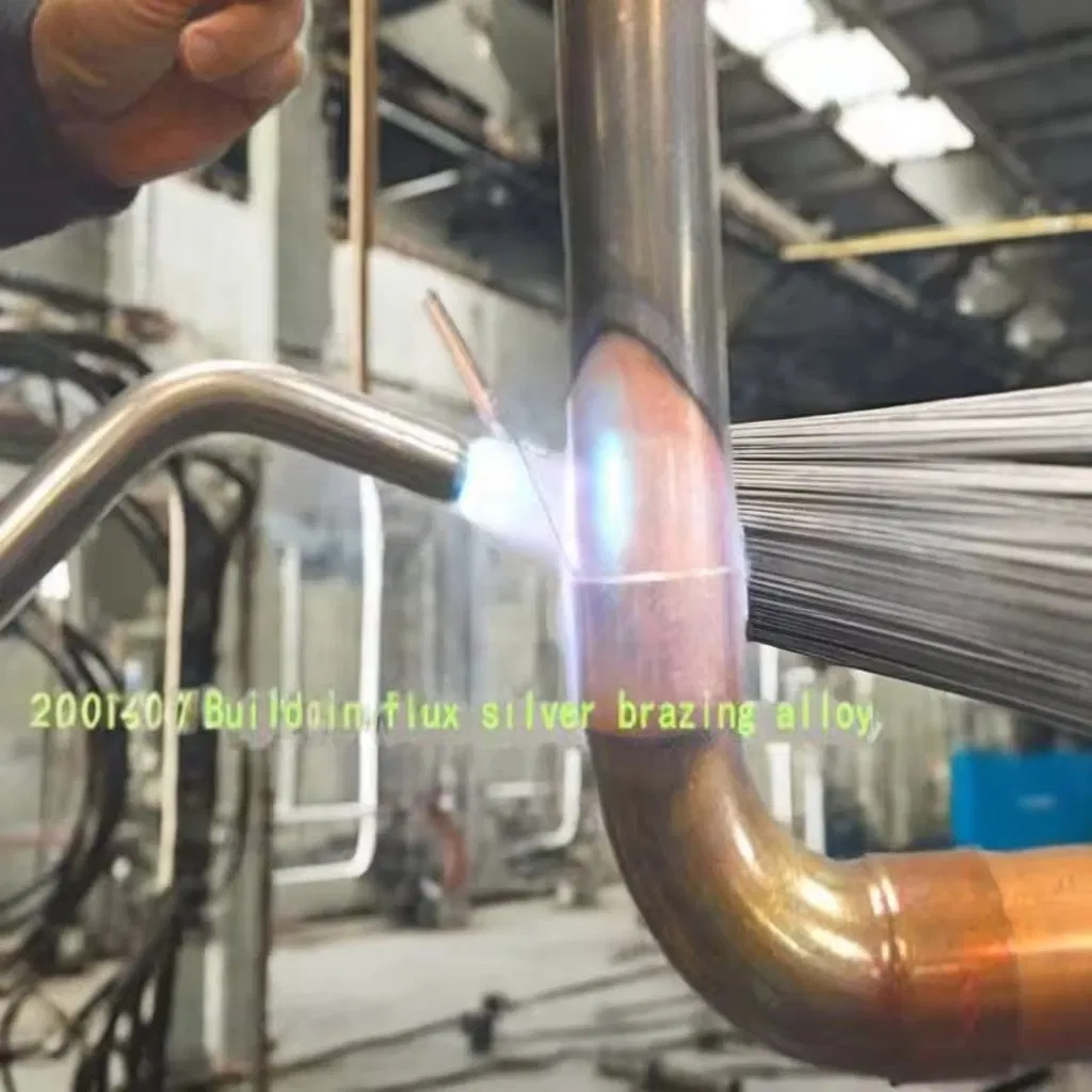 20% 25% Silver Flux Cored Brazing Solder Wire Rod for Copper Steel Brass Bronze Mild Steel Alloys on Sale