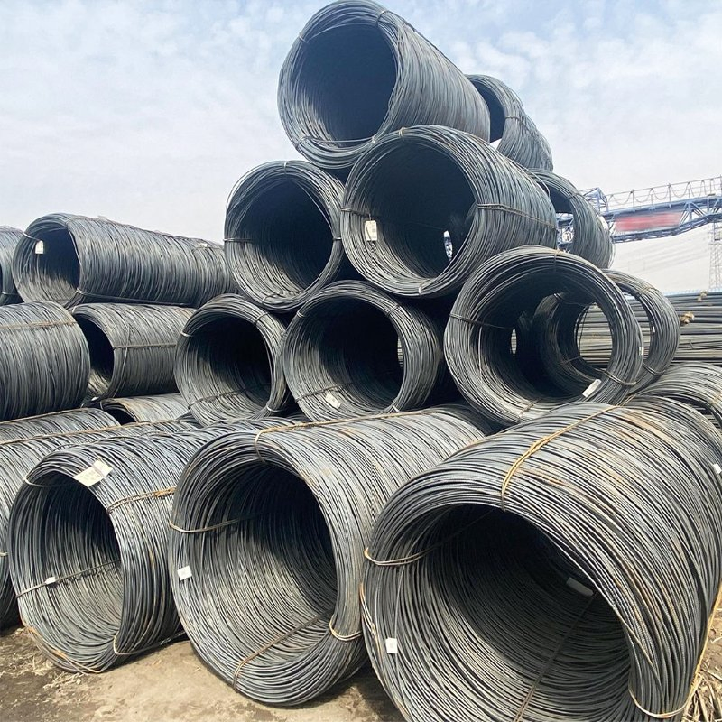 Hot Rolled Steel Wire Rod in Coils 5.5mm 6.5mm Q235 SAE1010 SAE1008 Low Carbon Steel Wire Rod