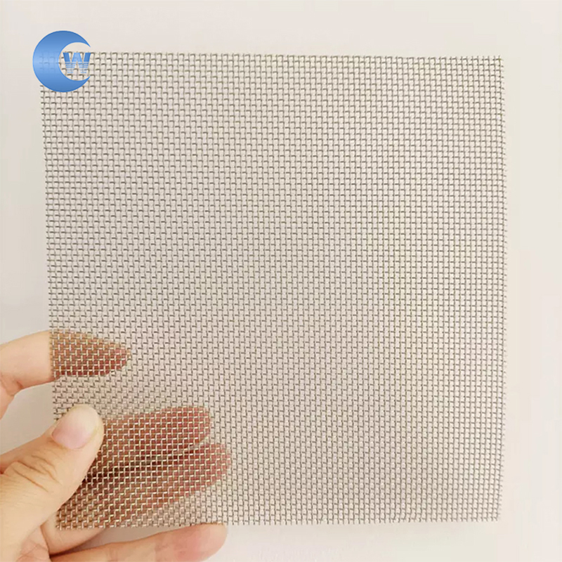 High Quality High Temperature 10 Micron 100 Mesh SS304 316 Stainless Steel Square Metal Woven Sieving Screen Filter Netting Wire Mesh