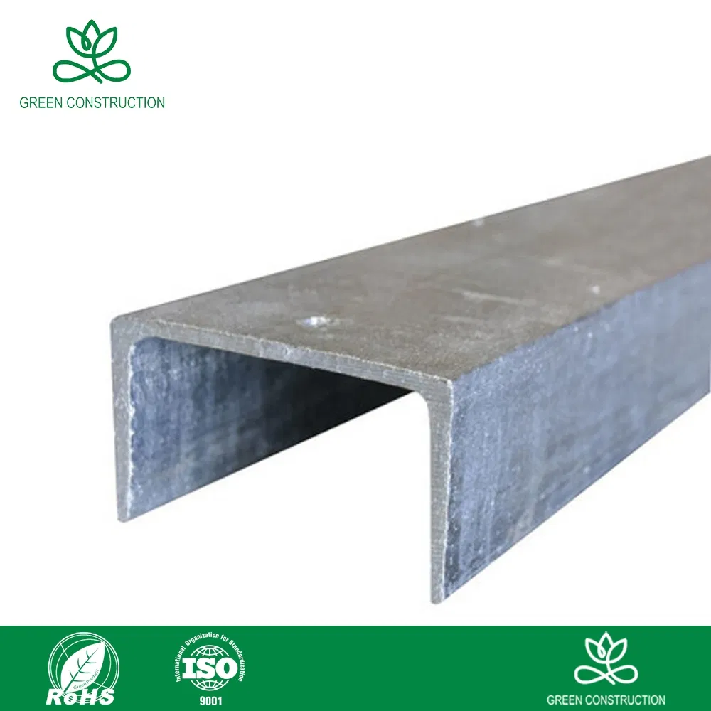 Green Construction Aluminum Channel Steel Factory Multiple Specifications Available Perforated Galvanized C Steel Profiles for Post-Disaster Reconstruction
