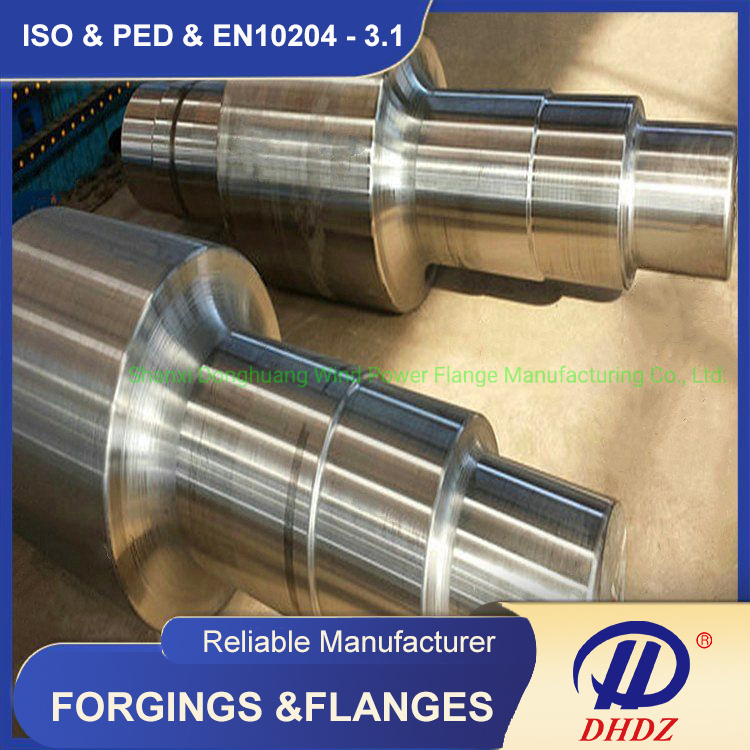 Steel Forgings Main Shaft Forging Step Shaft Forged Block Forgings
