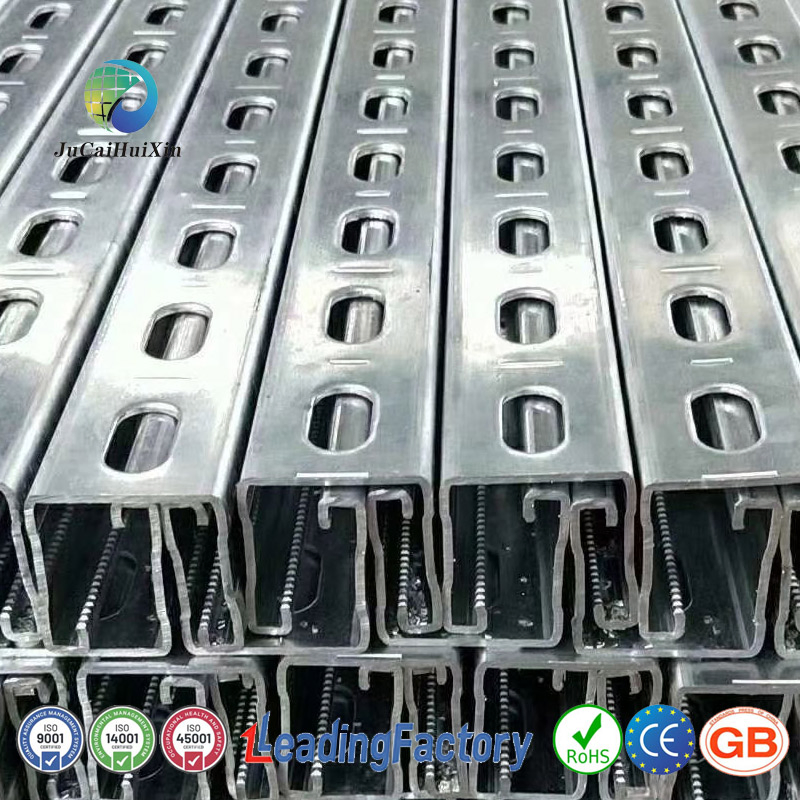 Jchx Hot Dipped Galvanized Steel C U Channel Structure for Solar Systems