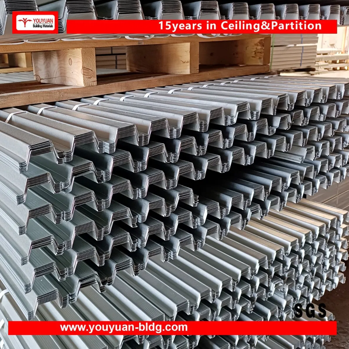 Galvanized Extruded Steel Profiles/Drywall Stud Track/Light Gauge Steel Keel Construction/Ceiling C U Channel for Omega Furring Channel Size
