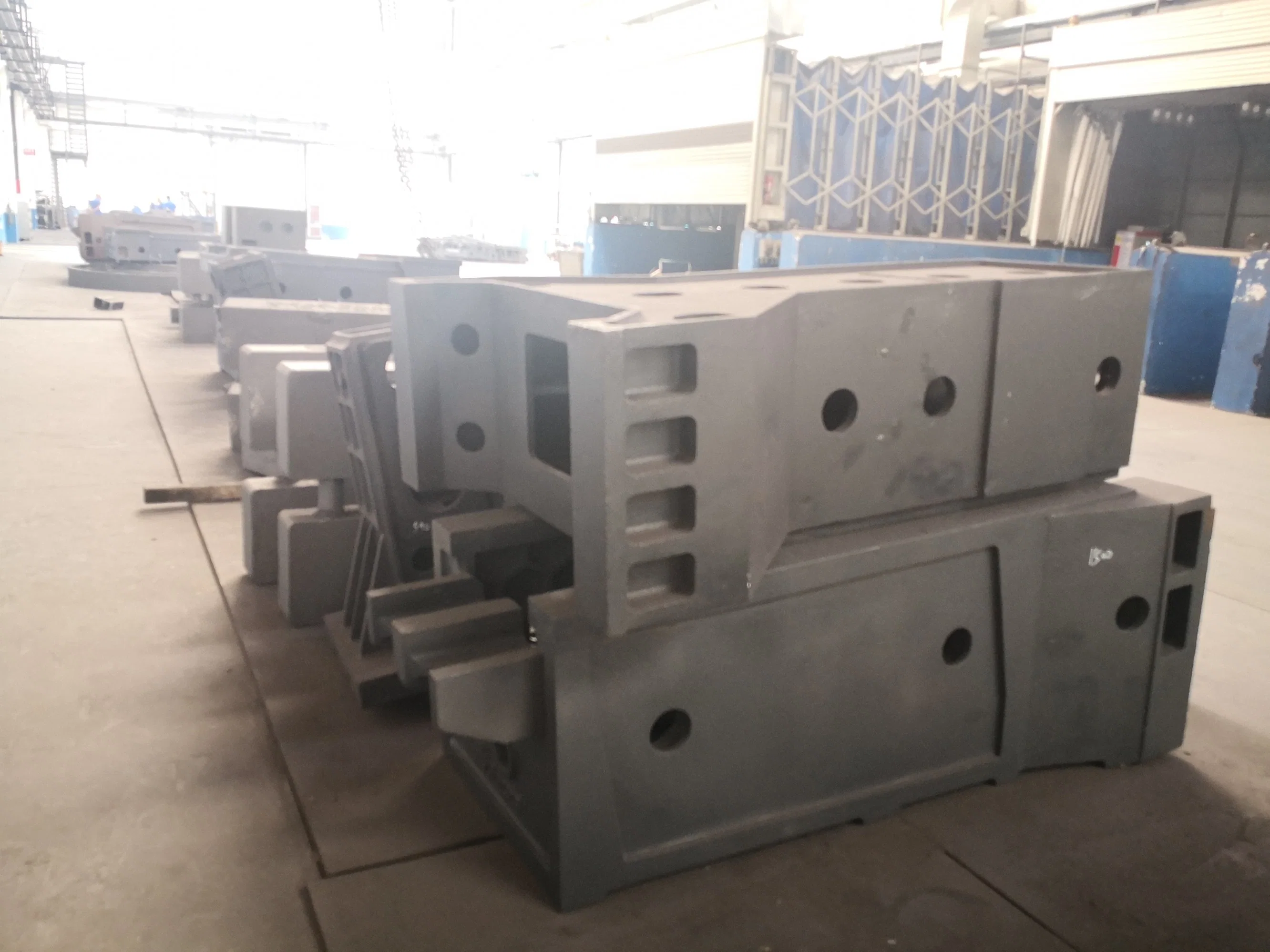 Large Steel Cast Milling Machine Tool Base Bed Frame Sand Casting