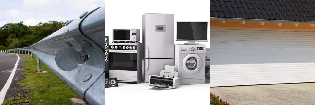 Galvanized steel application