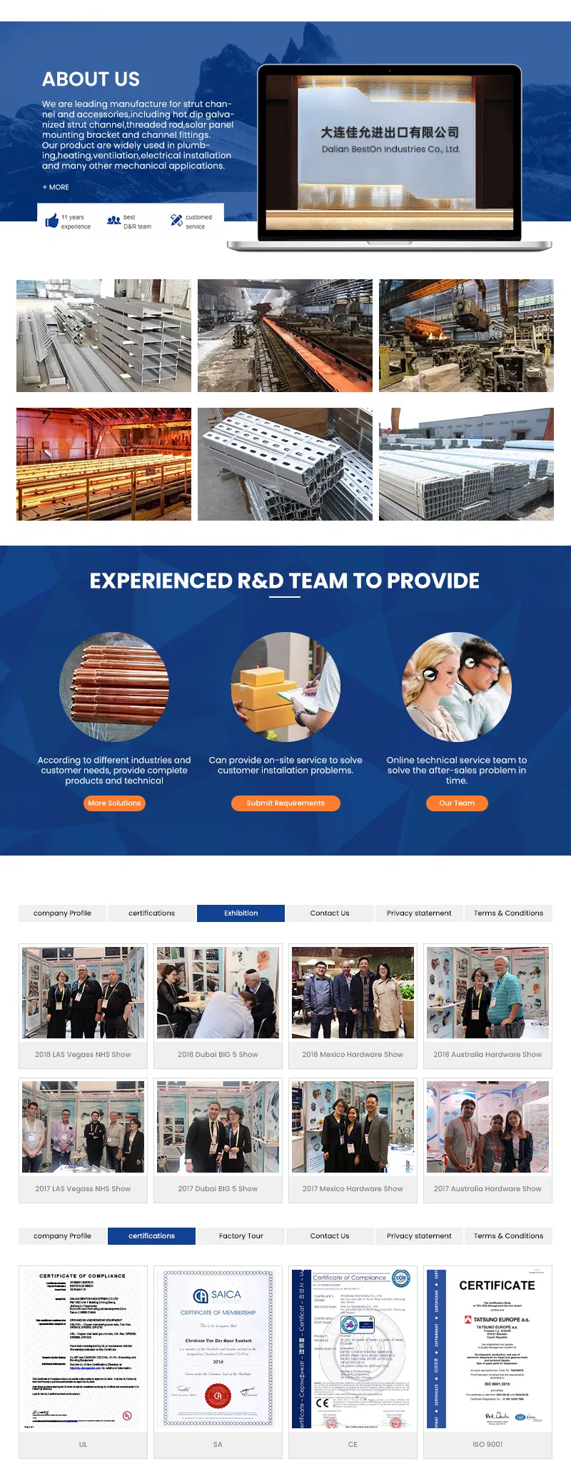 Stainless Steel Channel Manufacturers