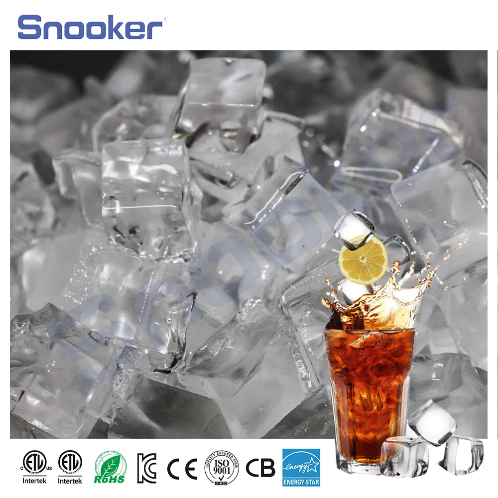 36~1000kg/24h Snooker 304 Stainless Steel Commercial Ice Maker Ice Machine