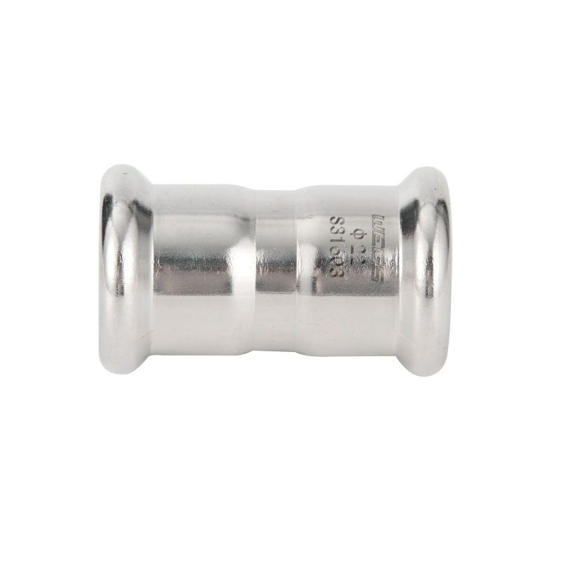 AISI 304 316L Stainless Steel Press Pipe Fittings Coupling Adaptor Reducing Coupling for Water Gas Heating Firefighting Plumbing Pipe Fitting