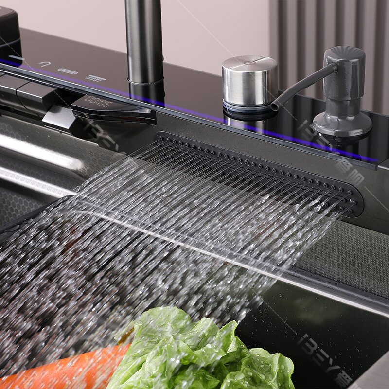 201 Stainless Steel Kitchen Sink with Atmosphere Light