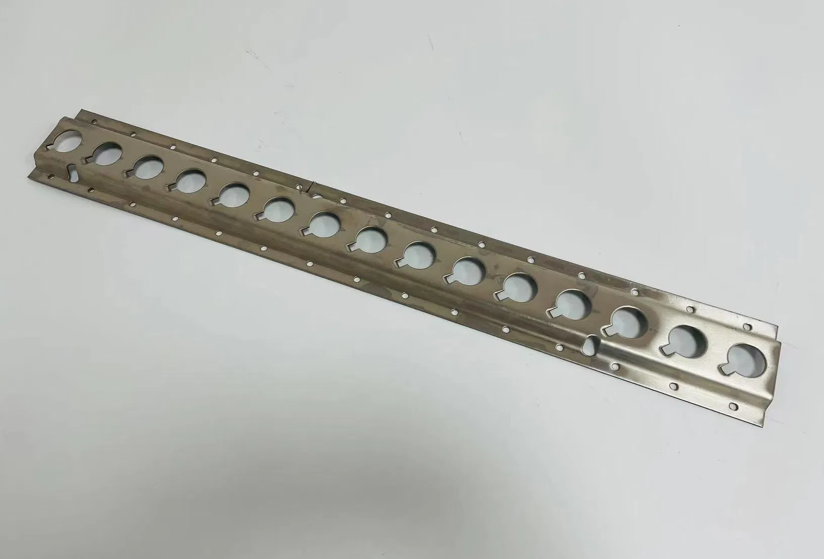 Internal Cargo Track Round Hole Truck Trailer Parts Height 12.5mm Stainless Inox 304 Matte (Powder Coated, Aluminum, Stainless Steel, Galvanized, Raw Stee)