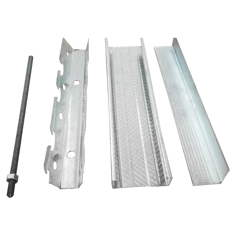 F47 Light Steel Framing Channel, Ceiling Furring Channel, Steel Stud Metal Stud Cw Uw Profile Drywall Partition Studs