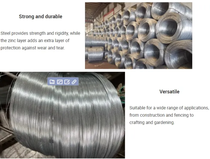 Galvanized Mild Steel Binding Wire Details