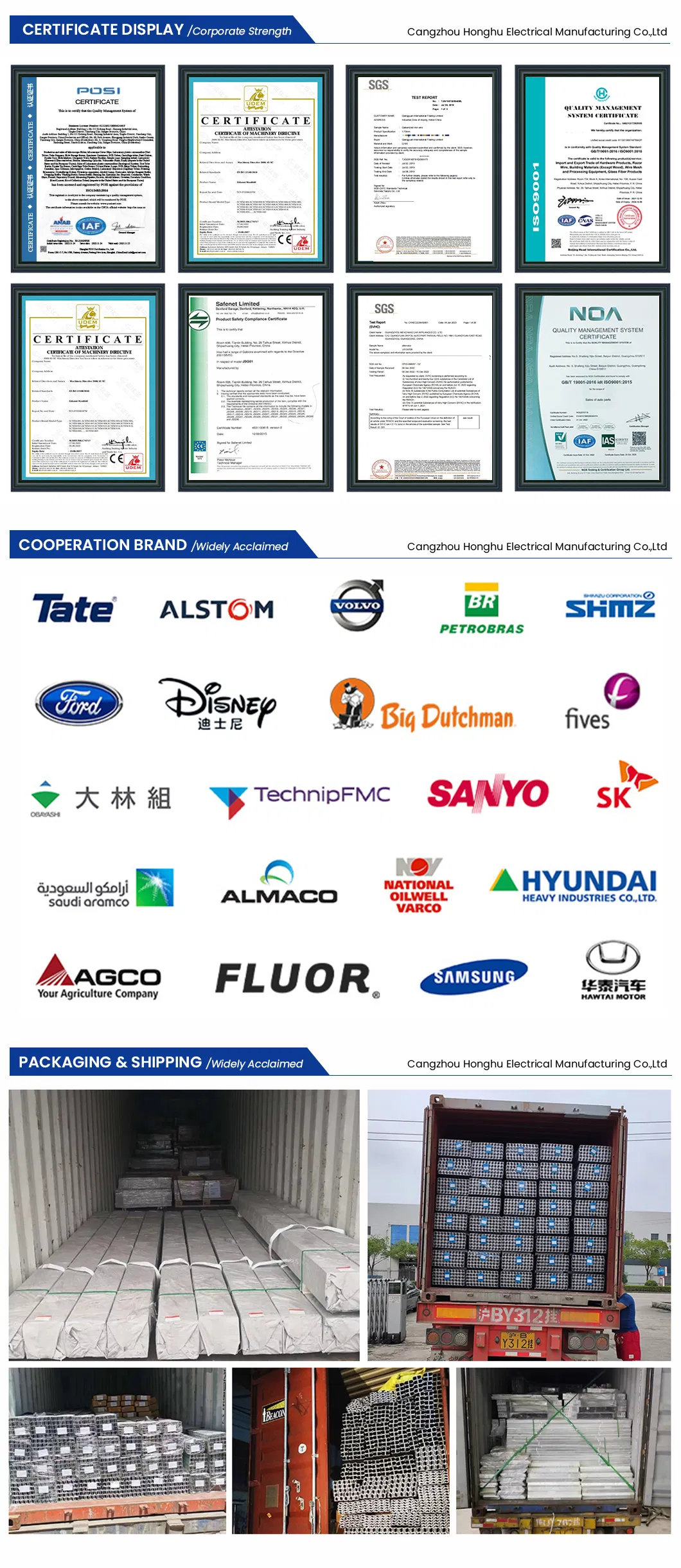 Factory Certificate and Scale