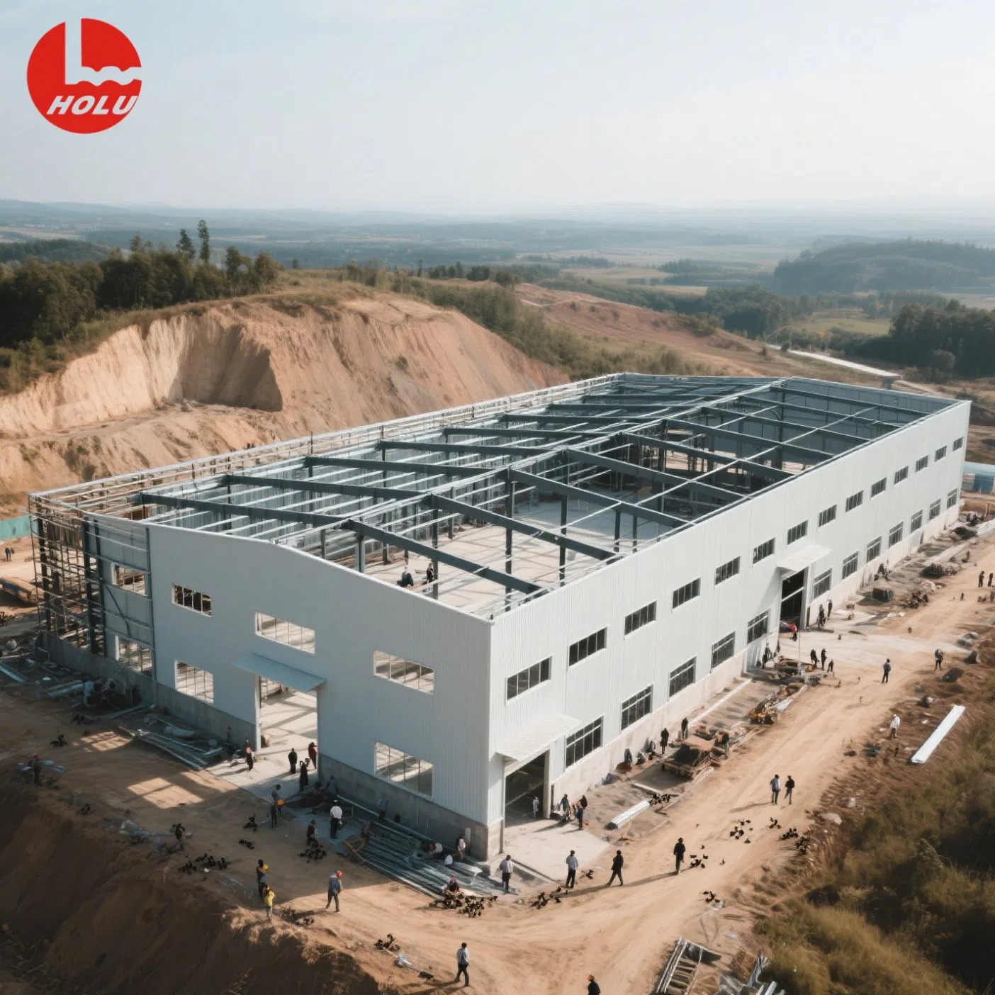 Durable Galvanized Steel Structure Workshop or Warehouse for Efficient Building Solutions