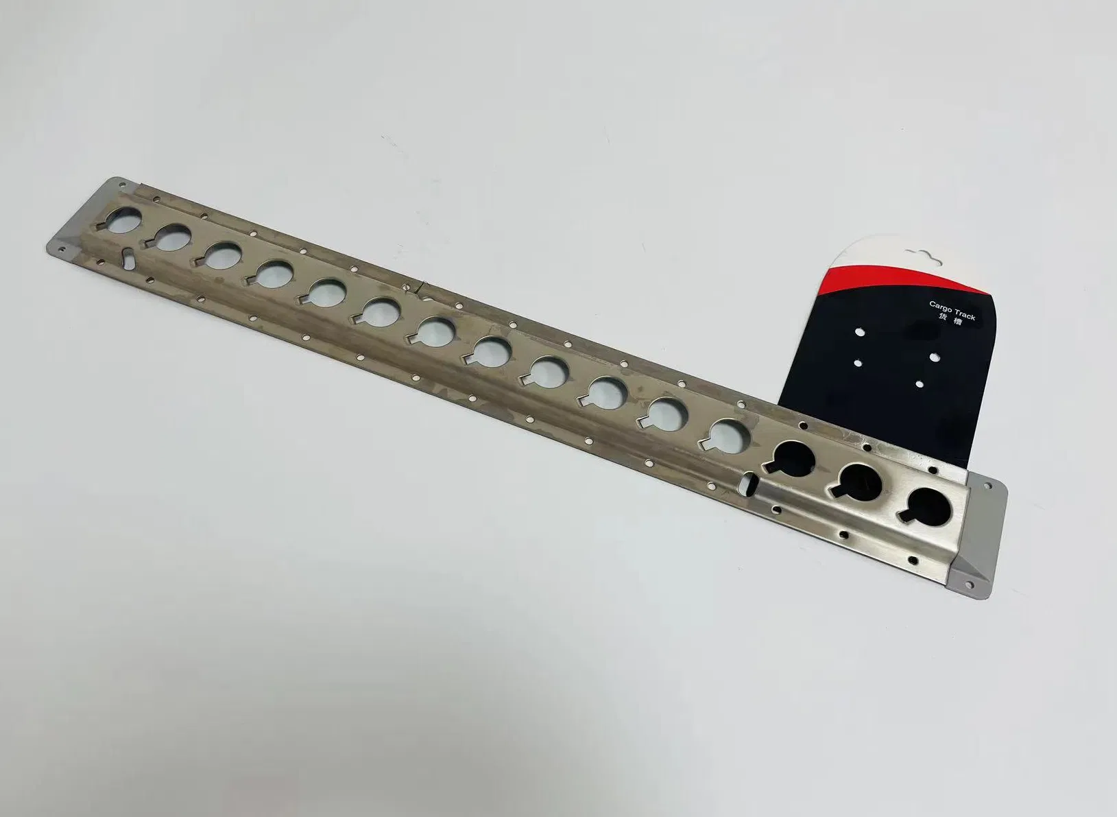 Internal Cargo Track Round Hole Truck Trailer Parts Height 12.5mm Stainless Inox 304 Matte (Powder Coated, Aluminum, Stainless Steel, Galvanized, Raw Stee)