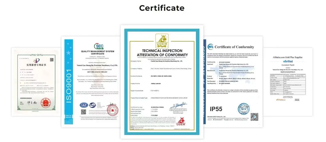 Certificates