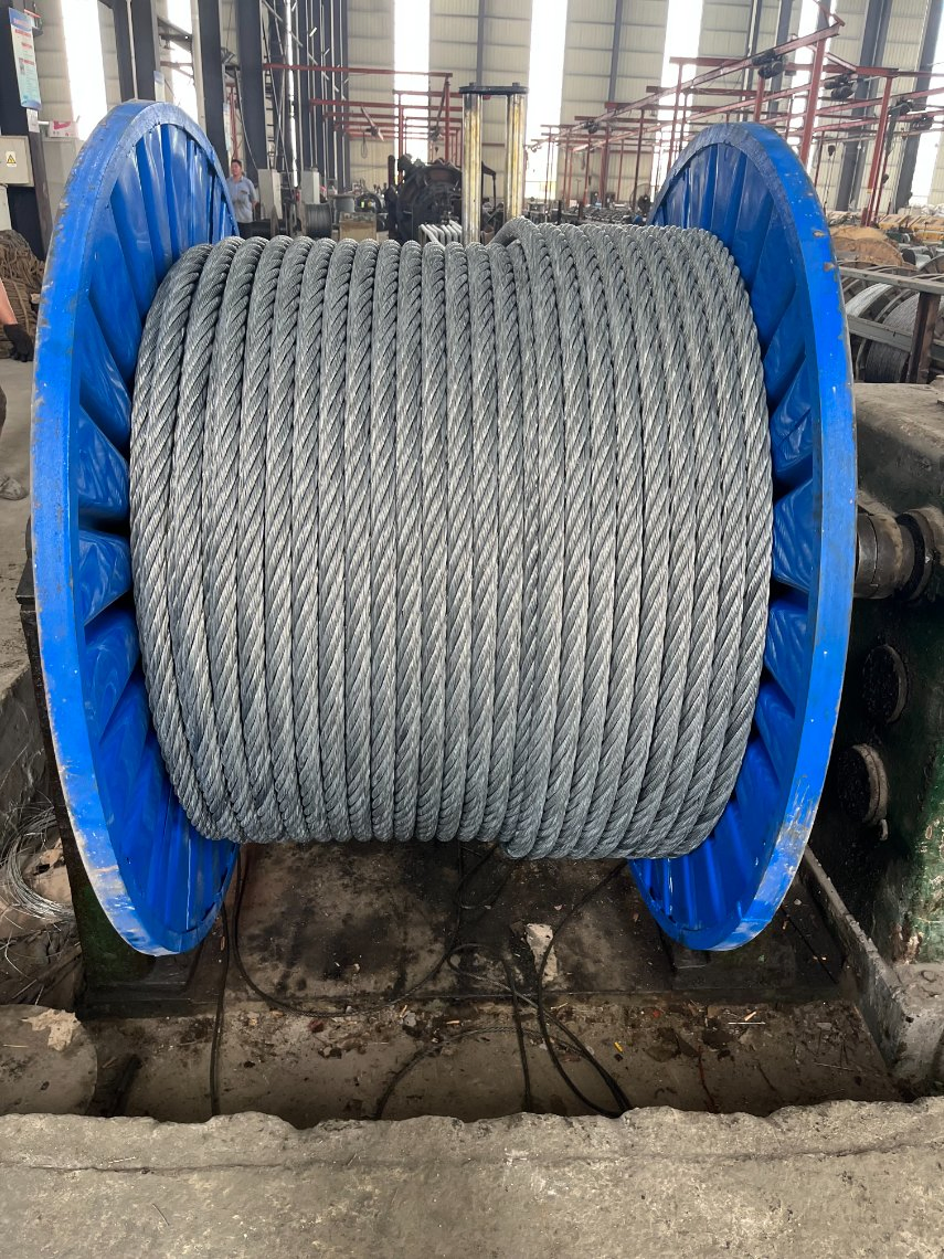 6X37+FC Steel Wire Rope Galvanized 7*37 High Carbon Steel with Anti Proof Oil