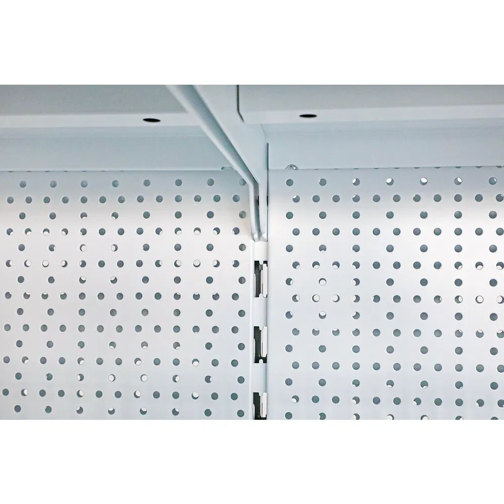 Stainless Steel Multi-Tier Tegometall Compatible Shelves for Home and Supermarket, Heavy-Duty Adjustable Metal Shelving Units, Modular Retail Display Racks