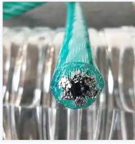 1.2-1.5mm PVC Coated 304 Stainless Steel Wire Rope 7X7