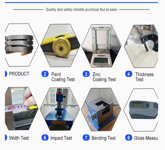 0.35 0.45mm Ral9016 White PPGI PPGL Factory Prepainted Galvanized Steel Coil