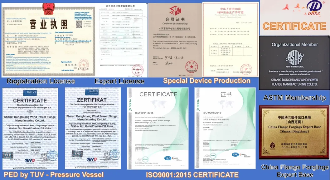 License and Certificates