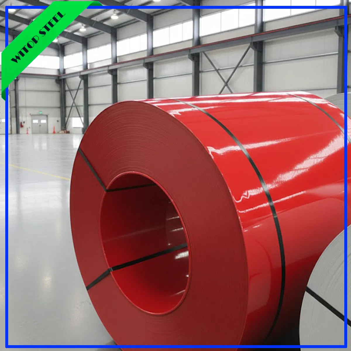 China Baosteel Hot Dipped PPGL Sheet Steel Zinc Color Coated Prepainted Galvalume Galvanized Steel