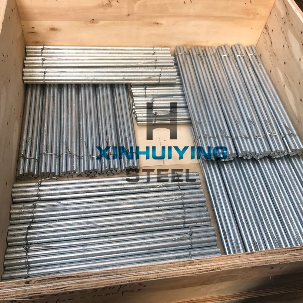 Galvanized Steel Round Bar Price 12mm 16mm 32mm Gi Round Rod Bar Zinc Coated Mental Round Square Bar