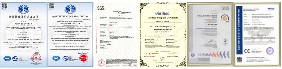 Steel Certifications