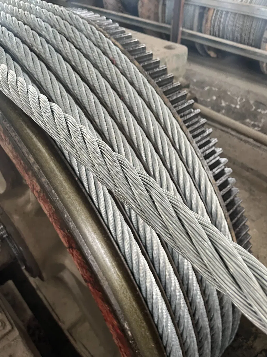 6X37+FC Steel Wire Rope Galvanized 7*37 High Carbon Steel with Anti Proof Oil
