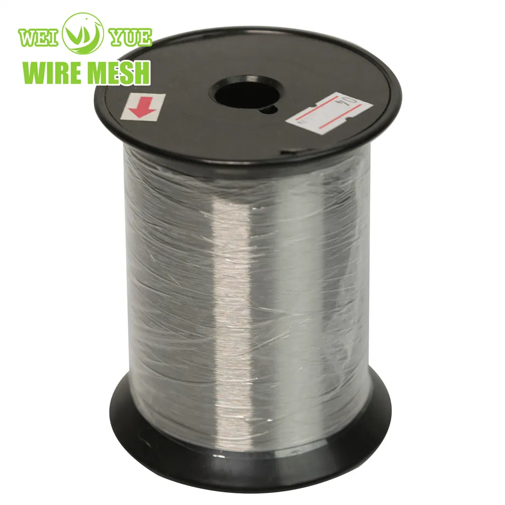 Supply Pakistan 0.035mm Spun Yarn 304/316/316L Stainless Steel Wire Textile Mills Safety Protection Stainless Steel Wire