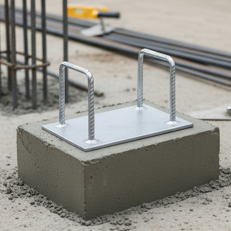 Hot DIP Galvanized Foundation Building Material Steel Embedded Parts Structure Part