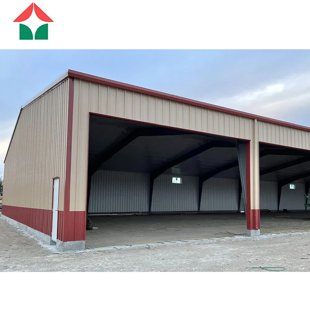 Customized Hot Dipped Galvanized Pre-Engineered Portal Light Metal Frame Structural Construction Prefabricated Nave Industrial Storage Shed Structures Steel