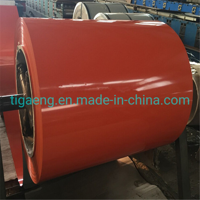 PPGI PPGL Red Blue Green Color Coated Roofing Sheet Roll Prepainted Galvalume Galvanized Steel Coil