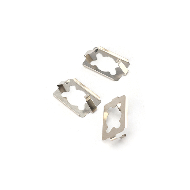 Stainless Steel Strip Hollow Structure Electrical Positioning Buckle Equipment Component Adapter Fastener MCB Parts