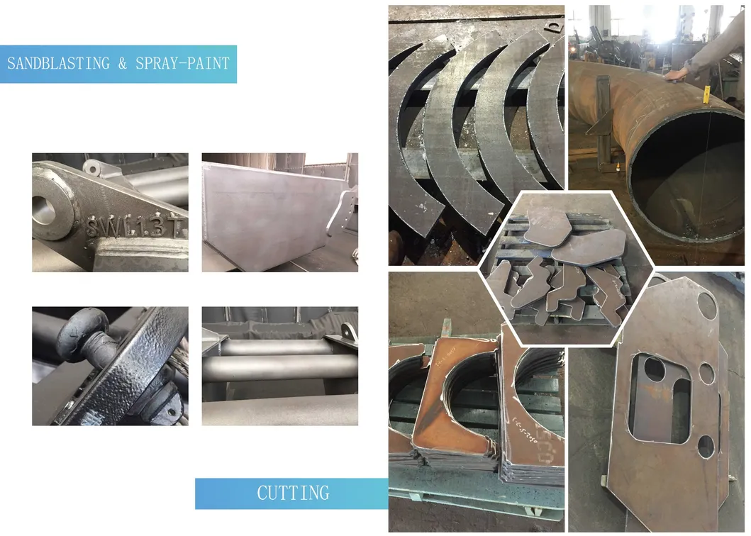 Steel Structure Fabrication Crane Parts 6