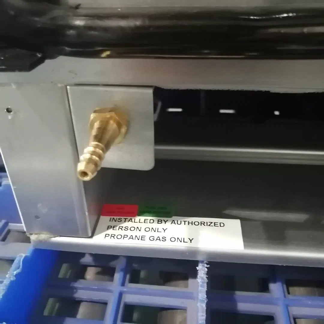 3 Way 170L 225L 280L Upright Home Double Door 12V 24V DC Compressor AC Kerosene LPG Gas Powered Stainless Steel Fridge Absorption Top Freezer Refrigerator