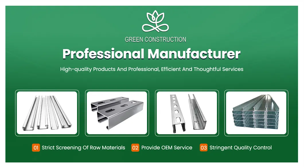 Galvanized C Steel Profiles